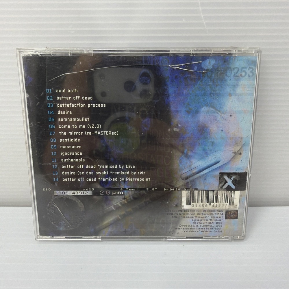 SUICIDE COMMANDO - Construct/destruct - CD - Rare Tested Working - Picture 2 of 5